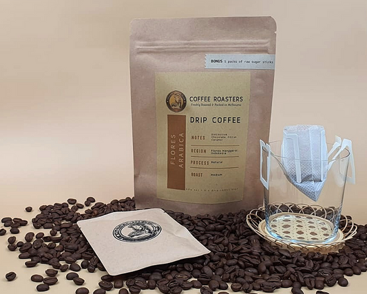 BREWING COFFEE USING THE EAR HANGING PAPER FILTER BAG